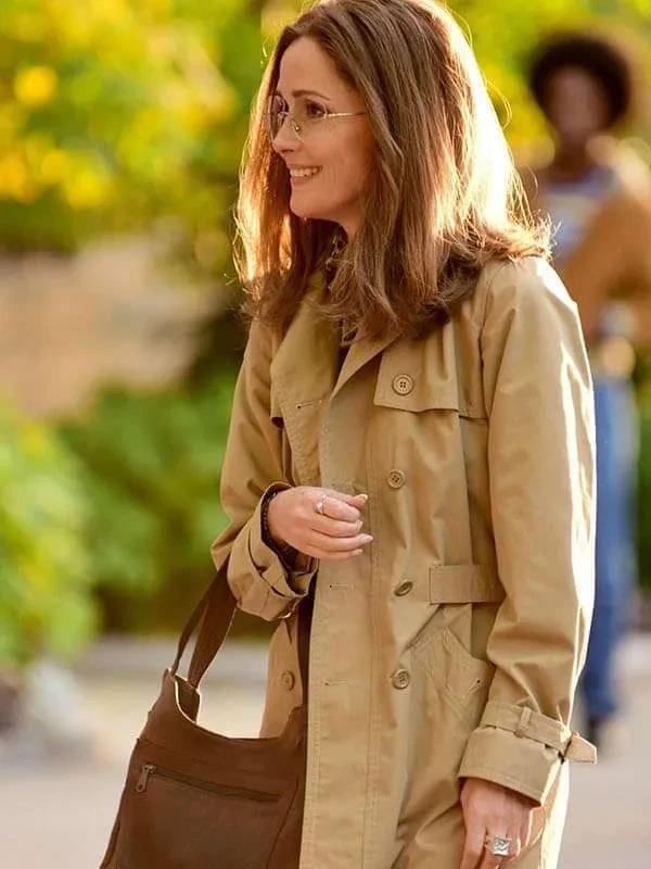Rose Byrne Instant Family Brown Coat