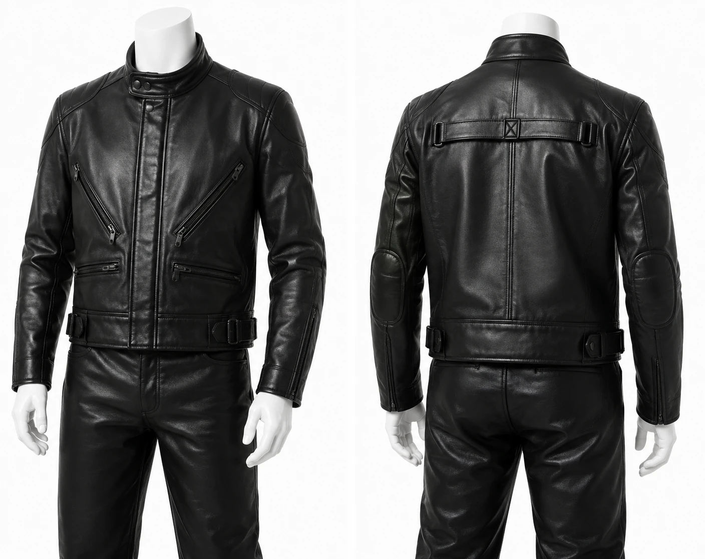 NBA All Star 2023 Burna Boy Black Leather Jacket