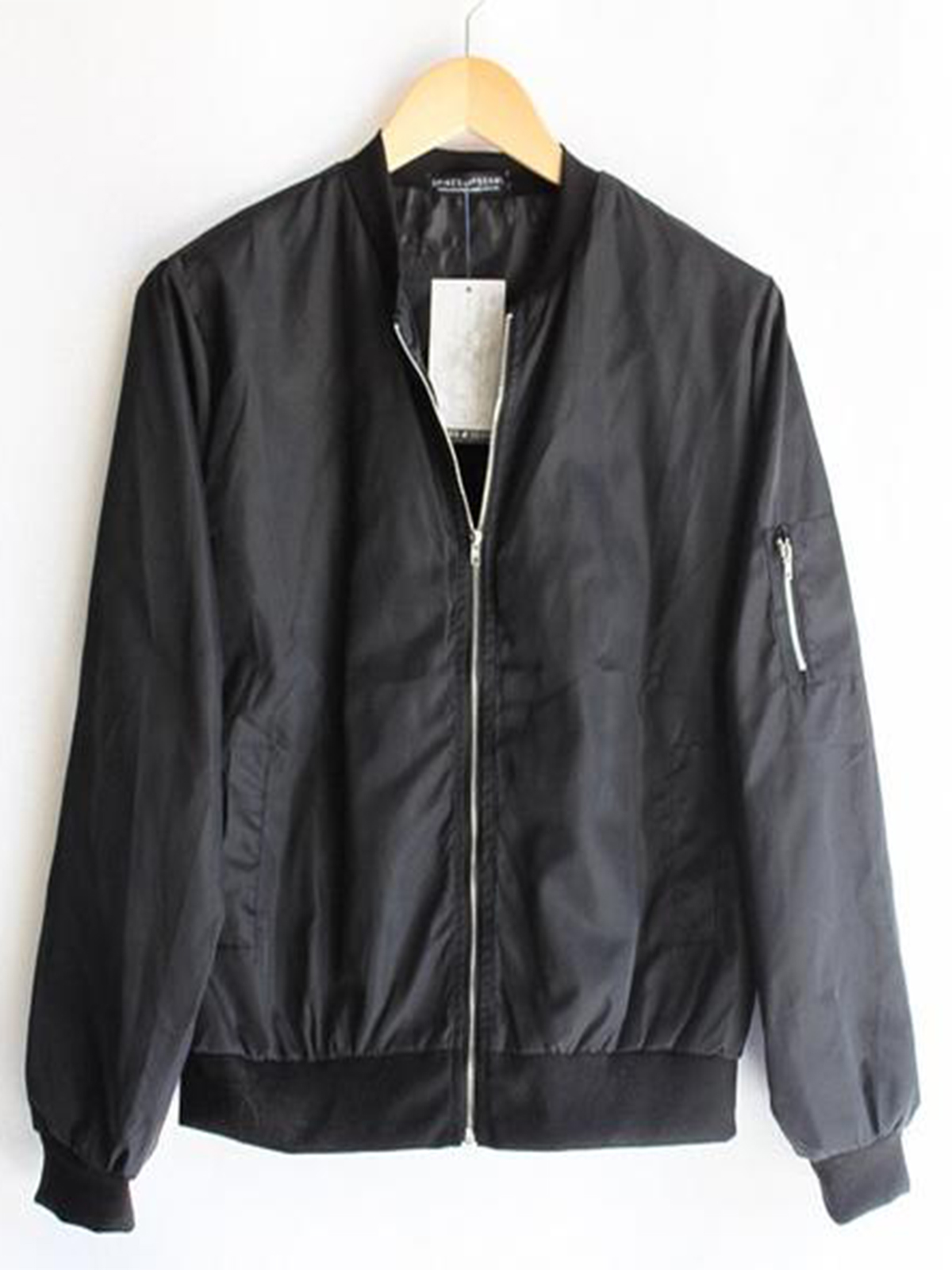Girl Gang Satin Bomber Jacket