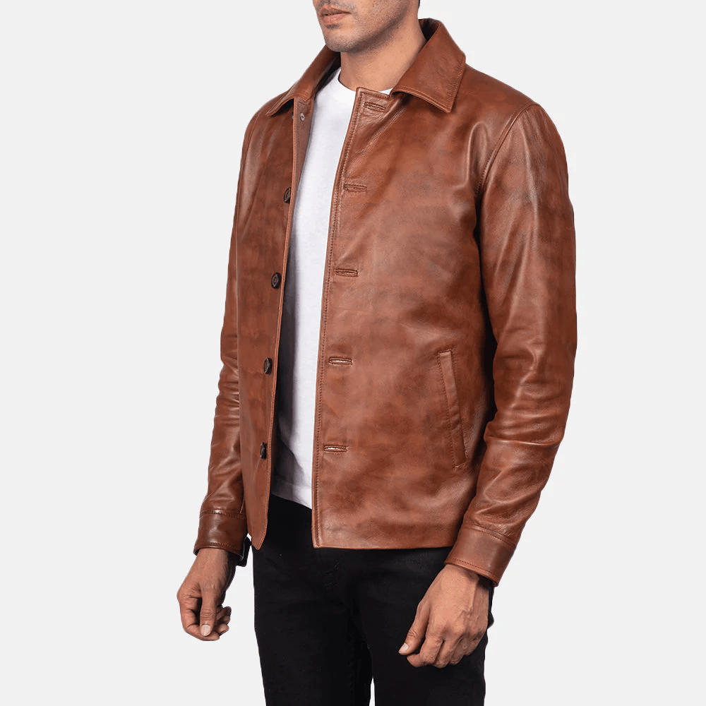 Leather leather jackets